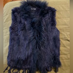 Eric Giorgio Size M genuine fur Vest Vintage